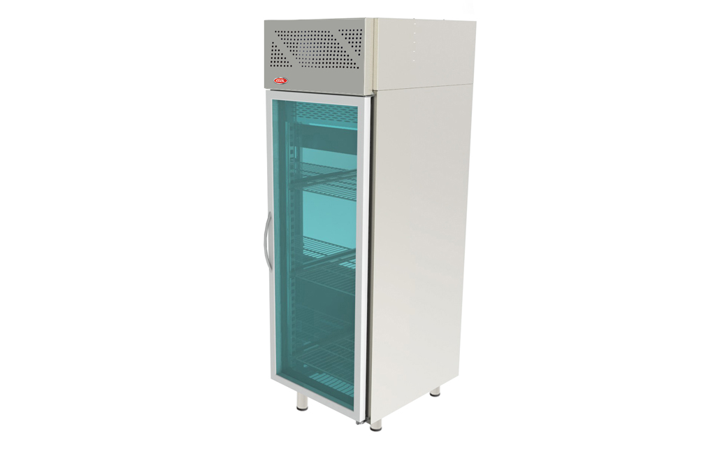 Refrigeradores ou freezers verticais com porta de vidro interiça